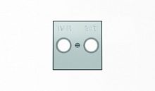 ABB Накладка для TV-R-SAT розетки SKY серебристый алюминий  (8550.1 PL)  (2CLA855010A1301)