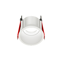 ВАРТОН Рамка для модульного светильника FLEX 50 03 круглая встраиваемая утопленная 85х65мм RAL 9010 поворо (V1-R0-00435-10005-2000000)