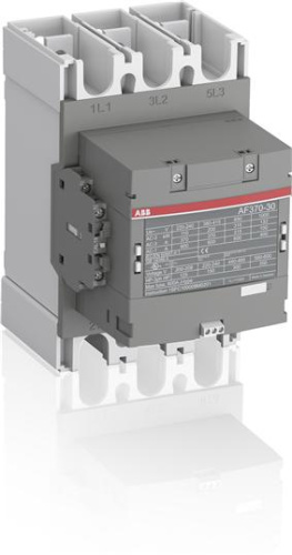 ABB Контактор AF370-30-11-33 катушка 100-250В AC/DC с интерфейсом для подключения к ПЛК (1SFL607002R3311)