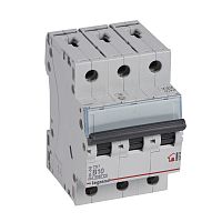 LEGRAND Выключатель автоматический трехполюсный 10А B TX3 6kA (403998 )