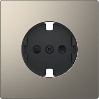 SCHNEIDER ELECTRIC Накладка центральная D-Life для механизма розетки никель SD (MTN2330-6050)