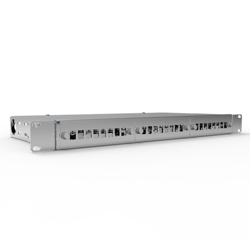 EKF Кросс оптический стоечный 1U-24 (планка SC-3шт) серия  PROxima (ITACR24SC)