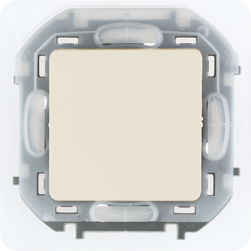 LEGRAND INSPIRIA Переключатель одноклавишный пылевлагозащитный   для скрытого монтажа, цвет "Слоновая кость", номинальный ток 10 А, напряжение ~250В, степень пылевлагозащиты IP44 (673671) фото 2