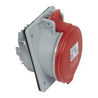 LEGRAND Розетка встраиваемая - 32А - 3К+H+З - 380 В - IР 44 (090166 )