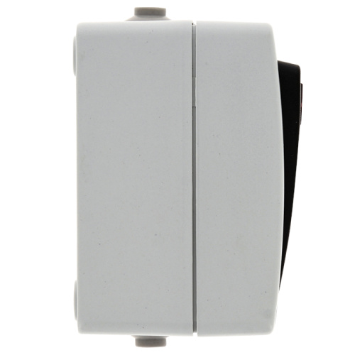 EKF Выключатель Венеция одноклавишный с индикатором 10А IP54 серый (EVV10-121-30-54) фото 3