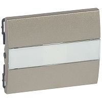 LEGRAND Galea Life Клавиша с держателем этикетки титан (771417 )