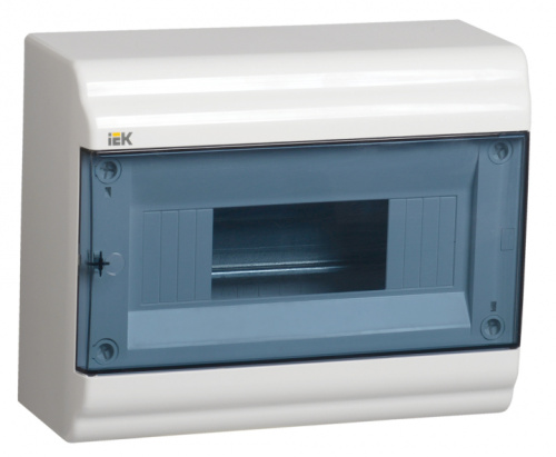 IEK Щит распределительный навесной ЩРн-П-9 пластиковый прозрачная дверь IP41 PRIME (MKP82-N-09-41-20)