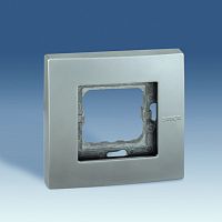 SIMON Рамка одноместная TOP IMPACT Scudo алюминий (2705610-033)