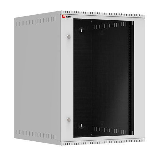 EKF Шкаф телекоммуникационный настенный 15U  (600х650) стекло, Astra A серия  Basic (ITB15G650)