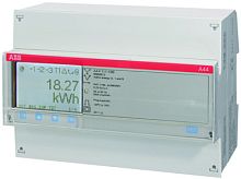 ABB Счетчик электроэнергии трехфазный многотарифный А44 451-200 1/6А кл0.5S c тарификатором трансформаторное включение (2CMA100250R1000)