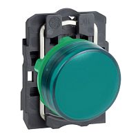 SCHNEIDER ELECTRIC Лампа сигнальная 22 мм 230/240V зеленая (XB5AVM3)