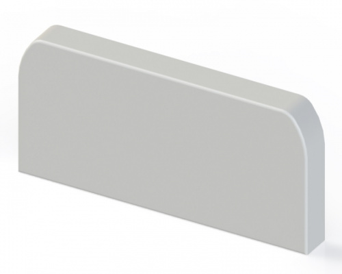 EKF Заглушка (105х50) (2 шт)  C-Line Белый (ecw-105-50x2)