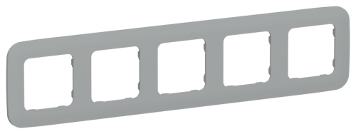 FLITE ARTISTIC Рамка 5-местная  серый (FI-M52-31-20-K03)
