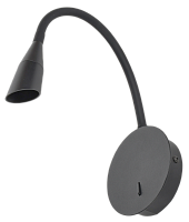 IEK LIGHTING Светильник светодиодный 4701 настенный 3Вт 3000К IP44 черный  (LT-DBB0-4701-03-30-K02)