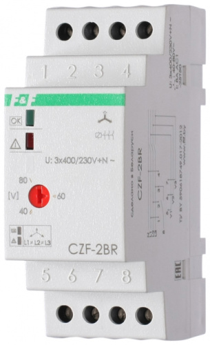 ЕВРОАВТОМАТИКА Реле контроля фаз CZF-2BR (EA04.003.003)