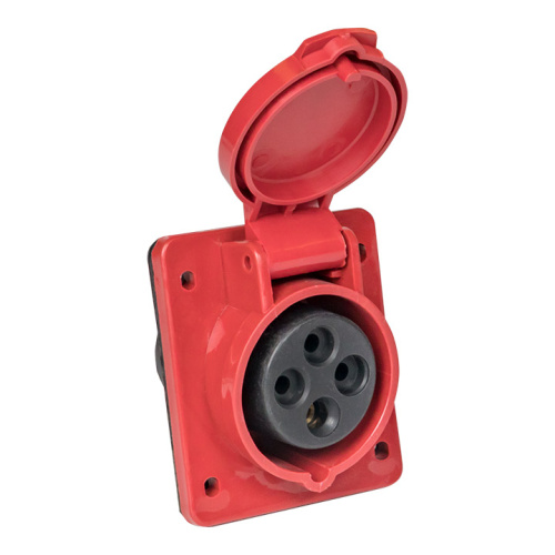 EKF Розетка кабельная 16А 3Р+Е IP44 скрытая 380В 414 (ps-414-16-380) фото 4