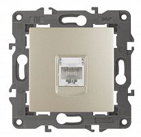 ЭРА Розетка RJ45,  Elegance, шампань, 14-3107-04 (Б0034305)