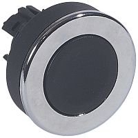 LEGRAND Головка кнопки с утопленным толкателем, цвет черный (023816 )