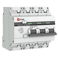 EKF Автомат дифференциальный АД-32 3P+N 16А/30мА  (тип А) PROxima (DA32-16-30-4P-a-pro)