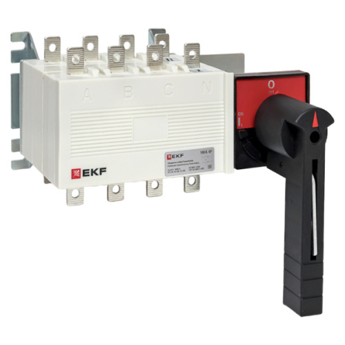 EKF Рубильник-переключатель 100A 4P c рукояткой управления для прямой установки PowerSwitch EKF (pscs-100-4)