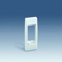 SIMON Рамка узкая с суппортом на один узкий модуль для скрытого монтажа, S82C, белый (82615-60)