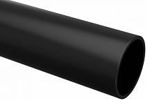 EKF Труба гладкая ПВХ жесткая d16 мм (3 м) (156 м/уп) черная -Plast (trg-16b-3m)