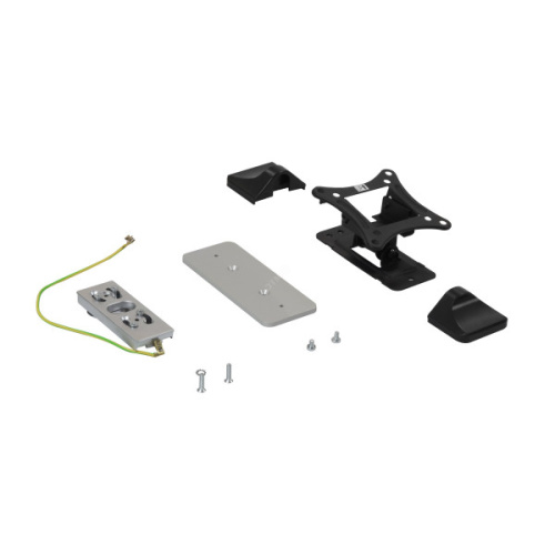 LEGRAND TV кронштейн экрана 66-107 см из стали (для Snap-On колонн), нагрузка 30 кг, цвет черный (653082 )