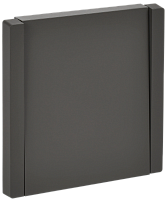 IEK FORTE&PIANO Выключатель 1-клавишный самовозвратный 10А FP310 серый  (FP-V14-0-10-1-K03)