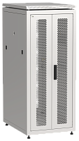 IEK Шкаф напольный сетевой 19' LINEA N 28U 600х800мм передняя распашная перфорированная дверь задняя перфорированная серый (LN35-28U68-2PP)