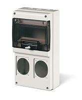 DKC Корпус на 8 модулей и 2 поста с основанием 70х87мм тип M340 (DIS6722300)