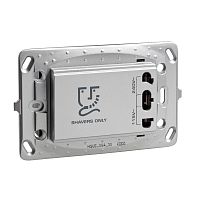 SCHNEIDER ELECTRIC Розетка для электробритв алюминий (MGU5.064.30)