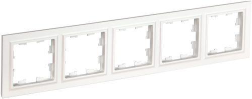 BRITE Рамка 5-местная РУ-5-БрБ белый IEK (BR-M52-K01)