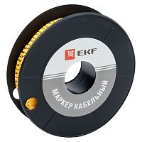EKF Маркер кабельный 6.0кв.мм 3  (350ед)  (ЕС-3) (plc-KM-6-3)
