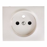 LEGRAND Galea Life Лицевая панель для розетки 2К+З со шторками жемчужный французский стандарт (771528 )