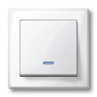 SCHNEIDER ELECTRIC Клавиша 1шт с окошком для индикации белая (MTN436019)