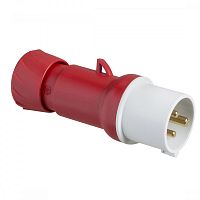 SCHNEIDER ELECTRIC КАБ ВИЛКА ВИНТ 32А 2P-E 380-415 IP44 (PKE32M433)