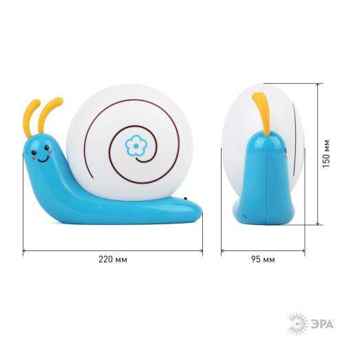 ЭРА NLED-405-0.5W-BU Светильники настольные  наст.светильник NLED-405-0.5W-BU синий (Б0003788) фото 4