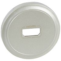 LEGRAND Celiane Лицевая панель розетки аудио/видое HDMI титан (068516 )