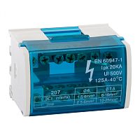 KEAZ Шина N нулевая на DIN-рейку в корпусе-2х7групп-КЭАЗ (143228)