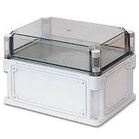 DKC Корпус IP67 300х150х195 Hкрышки=70 с выбивным фланцем прозрачная крышка (531711)