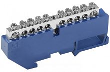 IEK Шина N ''ноль'' на DIN-изоляторе Ni ШНИ-6х9-10-Д-С IEK  (YNN10-10-D-K07-N)