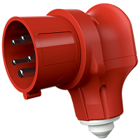 Вилка кабельная угловая 16А 3Р+N+E IP44