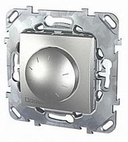 SCHNEIDER ELECTRIC UNICAtop Диммер поворотный 400W в рамку алюминий (MGU5.511.30ZD)