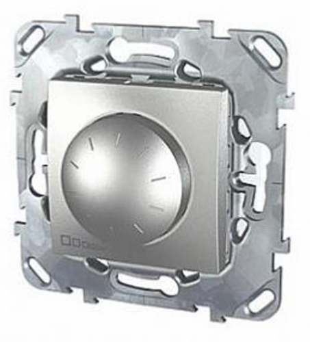 SCHNEIDER ELECTRIC UNICAtop Диммер поворотный 400W в рамку алюминий (MGU5.511.30ZD)