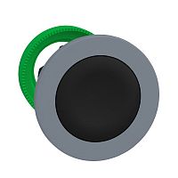 SCHNEIDER ELECTRIC Головка кнопки 22мм, черная, с задержкой, заподлицо, пластик C0 (ZB5FH02C0)
