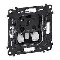 LEGRAND Valena IN MATIC Розетка силовая 2К 16А 250В со шторками безвинтовые зажимы (753016 )