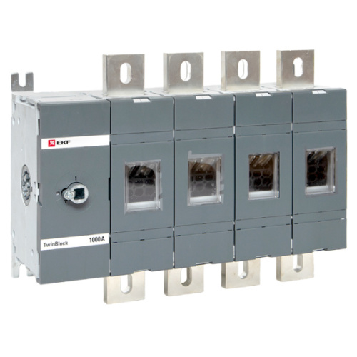EKF Рубильник 1000A 4P без рукоятки управления TwinBlock EKF (tb-s-1000-4p) EKF Рубильник 1000A 4P без рукоятки управления TwinBlock EKF (tb-s-1000-4p)