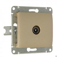 SCHNEIDER ELECTRIC GLOSSA TV Розетка оконечная 1DB механизм платина (GSL001291)