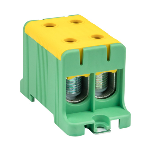 EKF Клемма силовая вводная двойная КСВ 16-95 желто-зеленая PROxima (plc-kvs2-16-95-y-green)