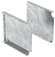 IEK FORMAT Панель монтажная боковая перфорированная 300х400мм (2шт/упак)  (FO-00-MPSP-030-040)
